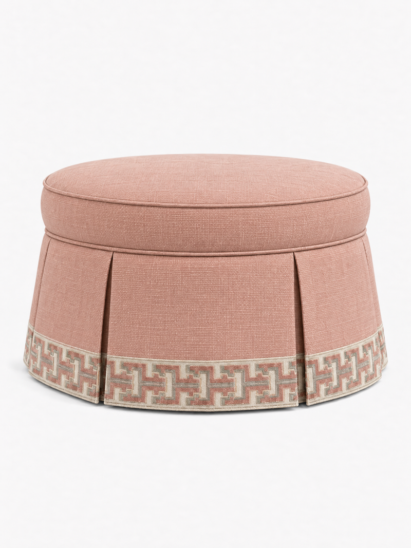 Linsen Rosemist Europatex 40" with 3.5" Oslo Blush Trim