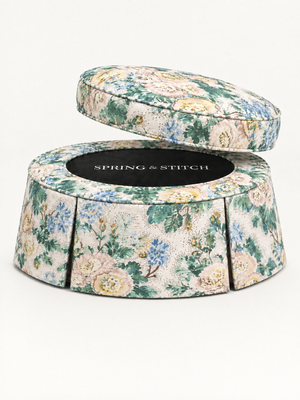 Citron Garden Floral, Pleated 40" — view 2