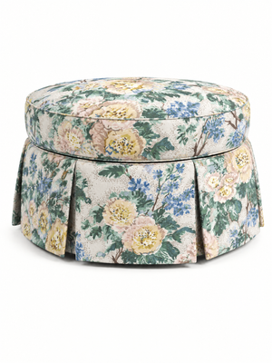 Citron Garden Floral, Pleated 40" — view 1