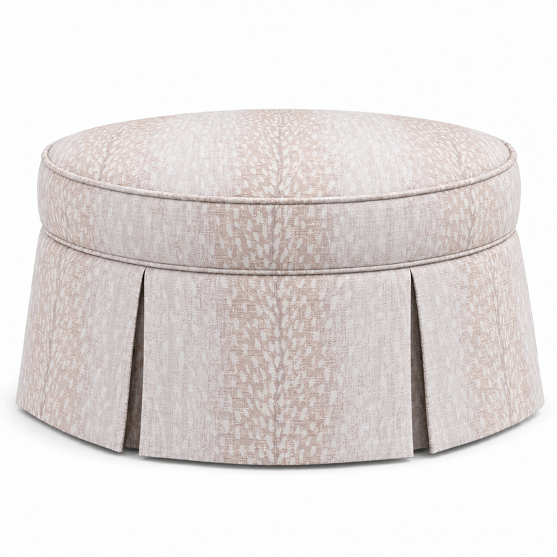 Doe A Deer Café au Lait, Pleated 36" & 40"