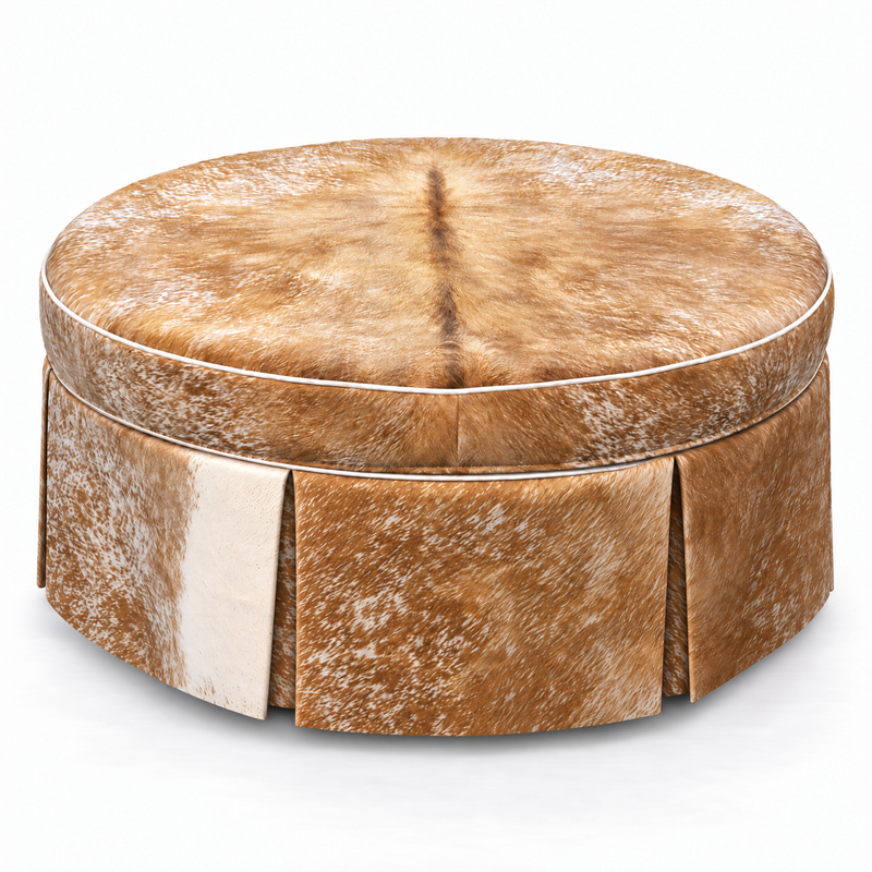 Natural Cowhide, Pleated 40"