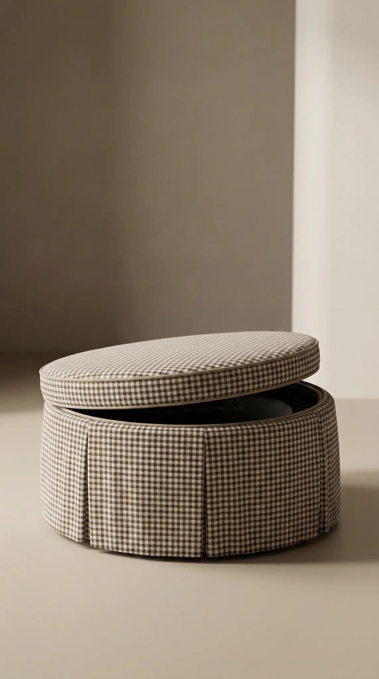 The Bounder Trampoline Ottoman by Spring & Stitch