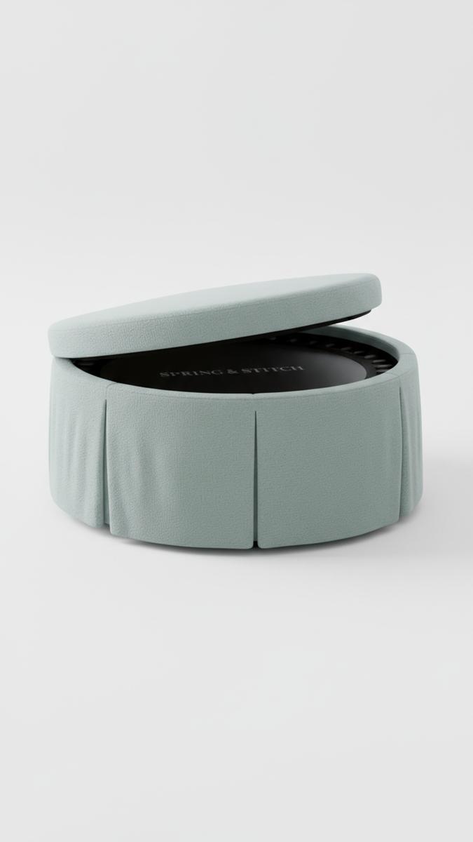 The Hopper Trampoline Ottoman by Spring & Stitch